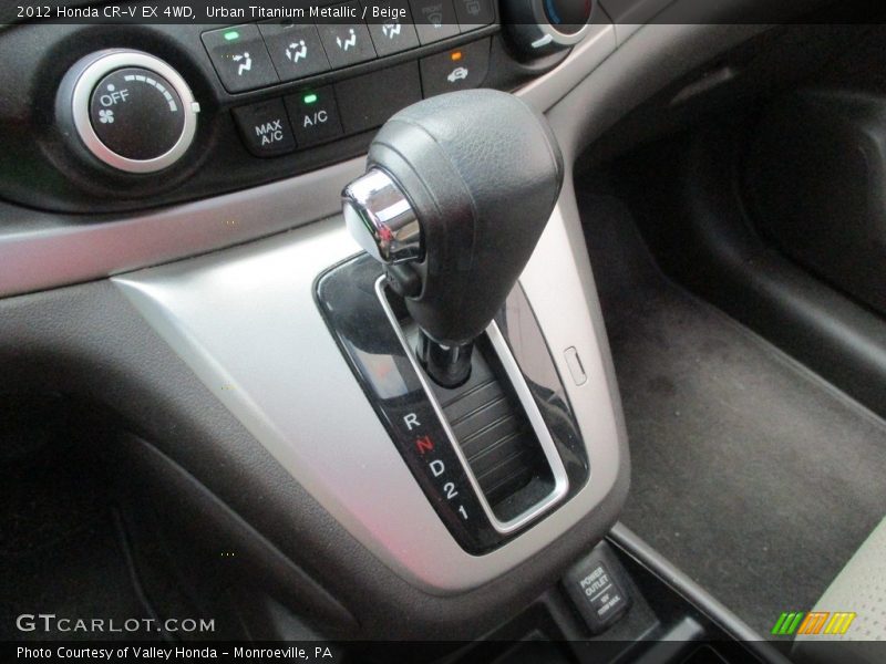 Urban Titanium Metallic / Beige 2012 Honda CR-V EX 4WD
