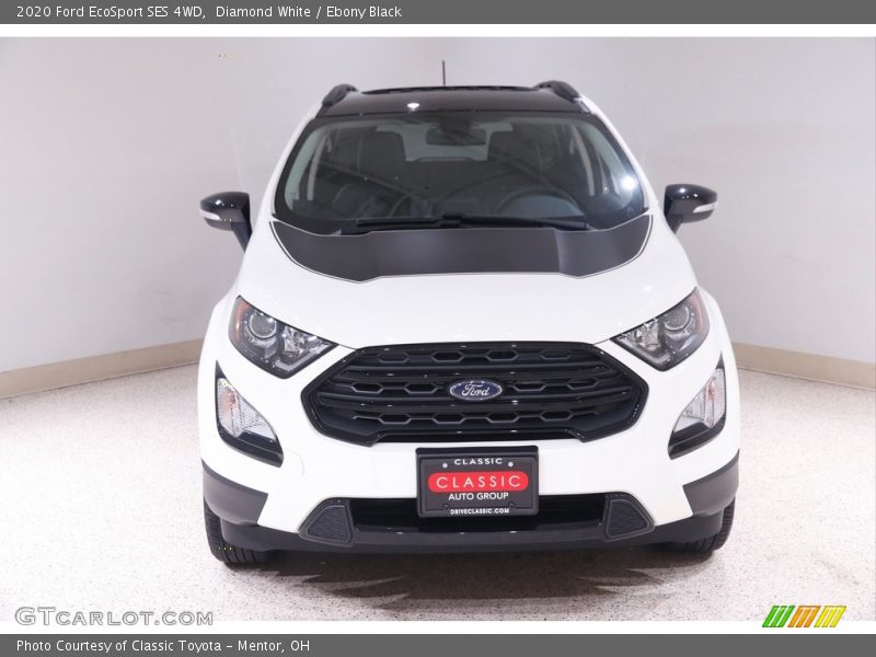 Diamond White / Ebony Black 2020 Ford EcoSport SES 4WD