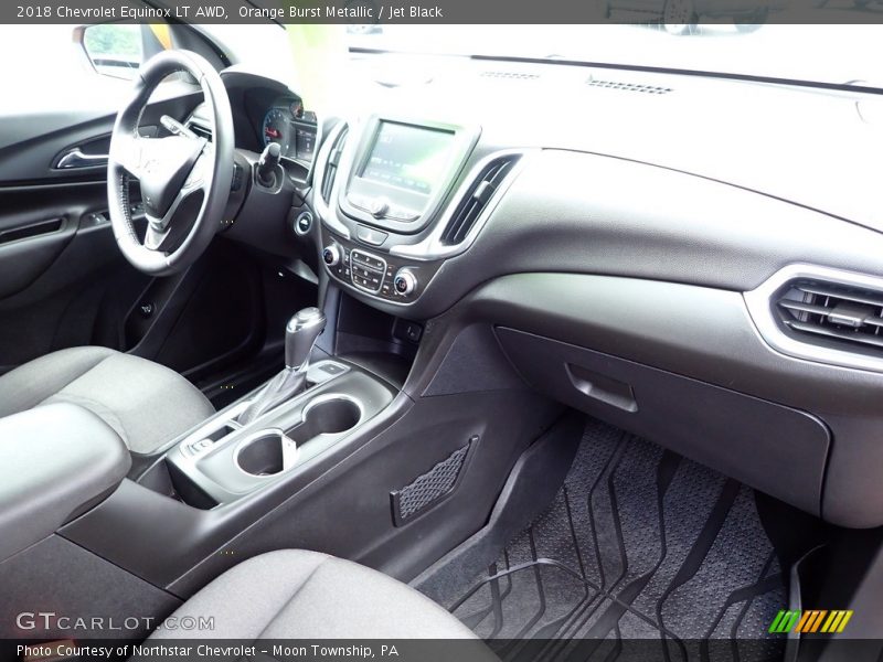 Orange Burst Metallic / Jet Black 2018 Chevrolet Equinox LT AWD