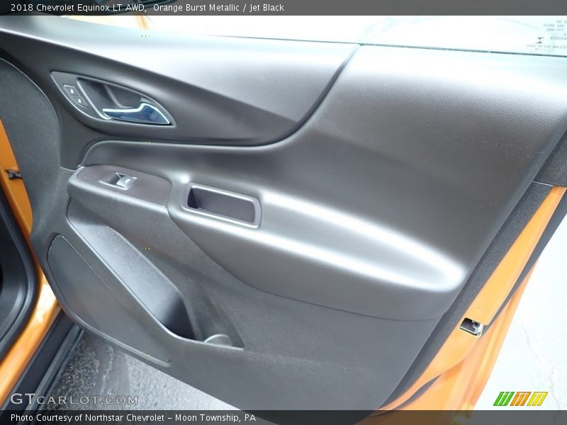 Orange Burst Metallic / Jet Black 2018 Chevrolet Equinox LT AWD
