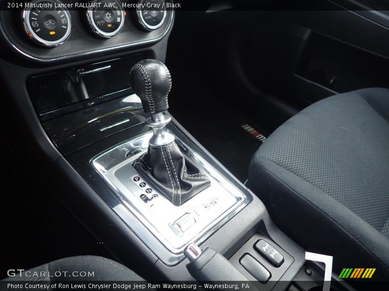 Mercury Gray / Black 2014 Mitsubishi Lancer RALLIART AWC