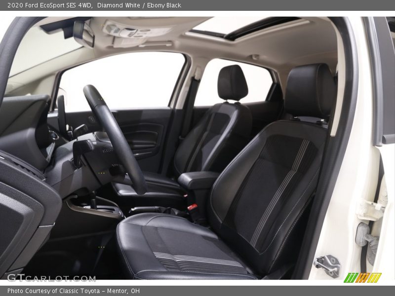 Diamond White / Ebony Black 2020 Ford EcoSport SES 4WD