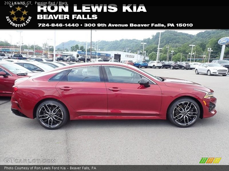 Passion Red / Black 2021 Kia K5 GT