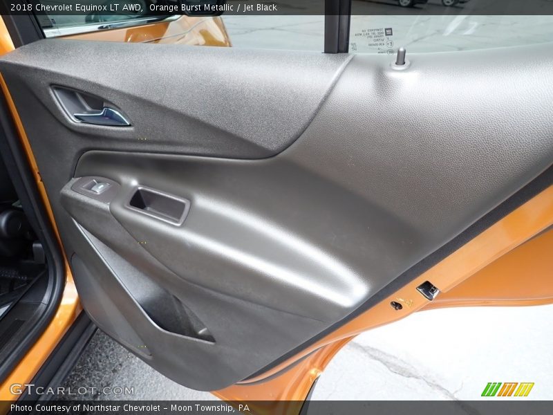Orange Burst Metallic / Jet Black 2018 Chevrolet Equinox LT AWD