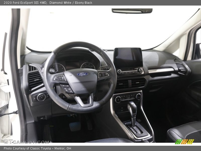 Diamond White / Ebony Black 2020 Ford EcoSport SES 4WD
