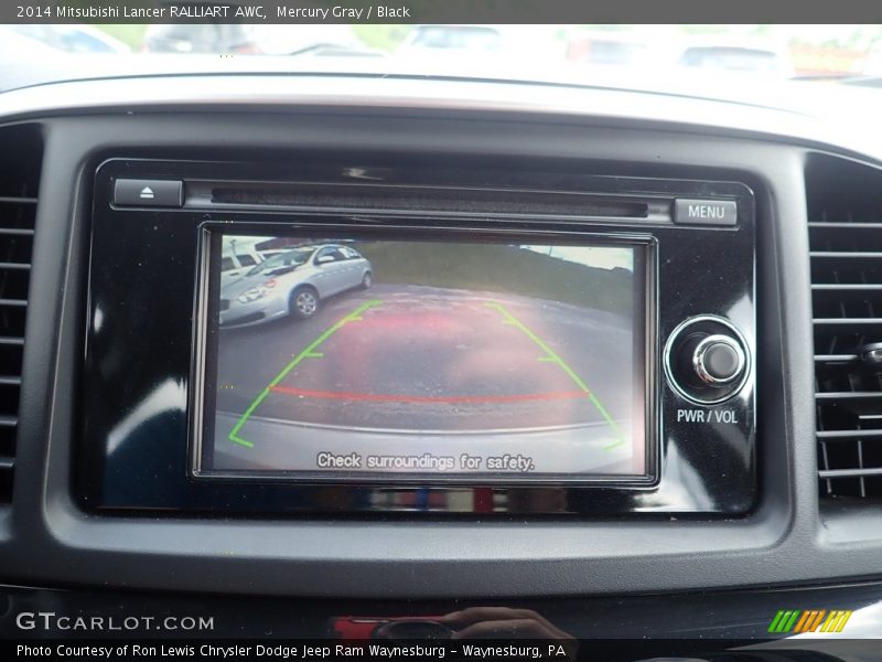 Mercury Gray / Black 2014 Mitsubishi Lancer RALLIART AWC