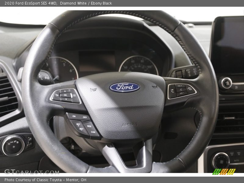Diamond White / Ebony Black 2020 Ford EcoSport SES 4WD