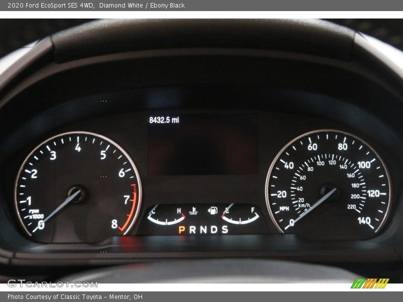 Diamond White / Ebony Black 2020 Ford EcoSport SES 4WD