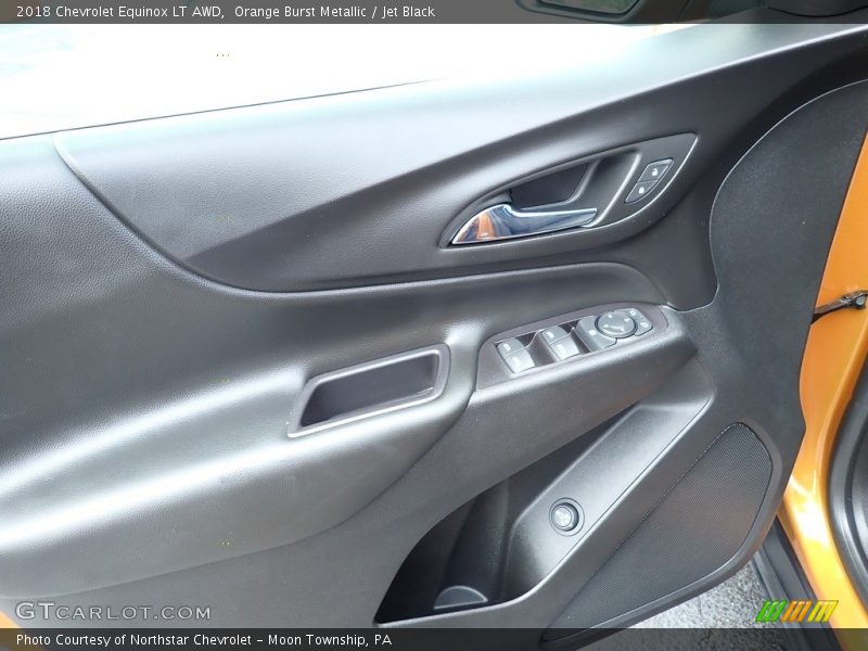 Orange Burst Metallic / Jet Black 2018 Chevrolet Equinox LT AWD