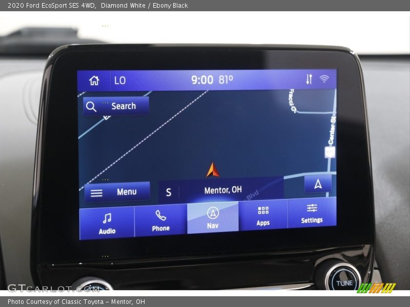 Diamond White / Ebony Black 2020 Ford EcoSport SES 4WD