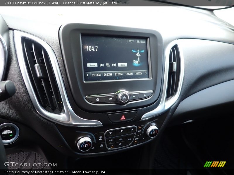 Orange Burst Metallic / Jet Black 2018 Chevrolet Equinox LT AWD