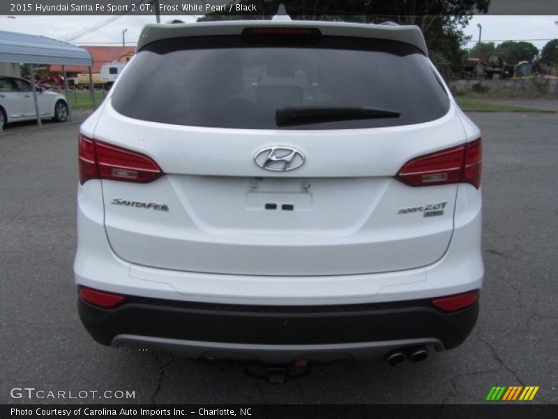 Frost White Pearl / Black 2015 Hyundai Santa Fe Sport 2.0T