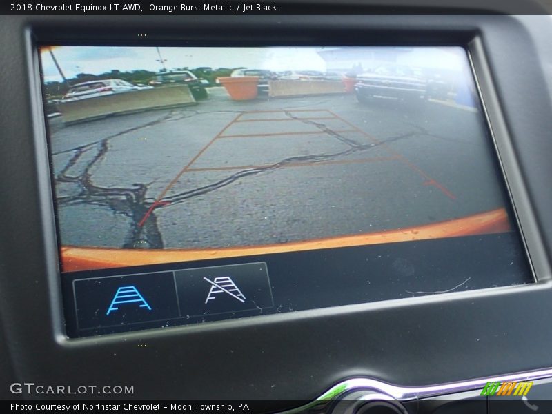 Orange Burst Metallic / Jet Black 2018 Chevrolet Equinox LT AWD