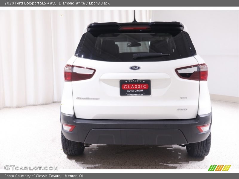 Diamond White / Ebony Black 2020 Ford EcoSport SES 4WD