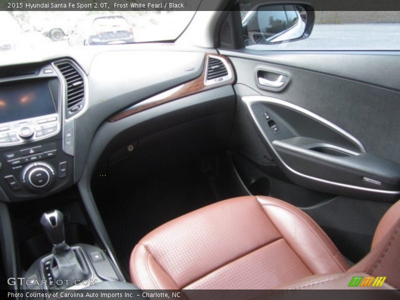 Frost White Pearl / Black 2015 Hyundai Santa Fe Sport 2.0T