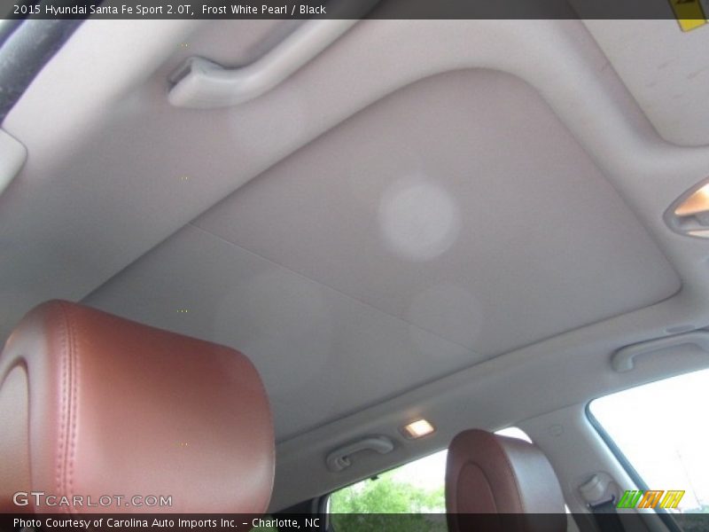 Frost White Pearl / Black 2015 Hyundai Santa Fe Sport 2.0T