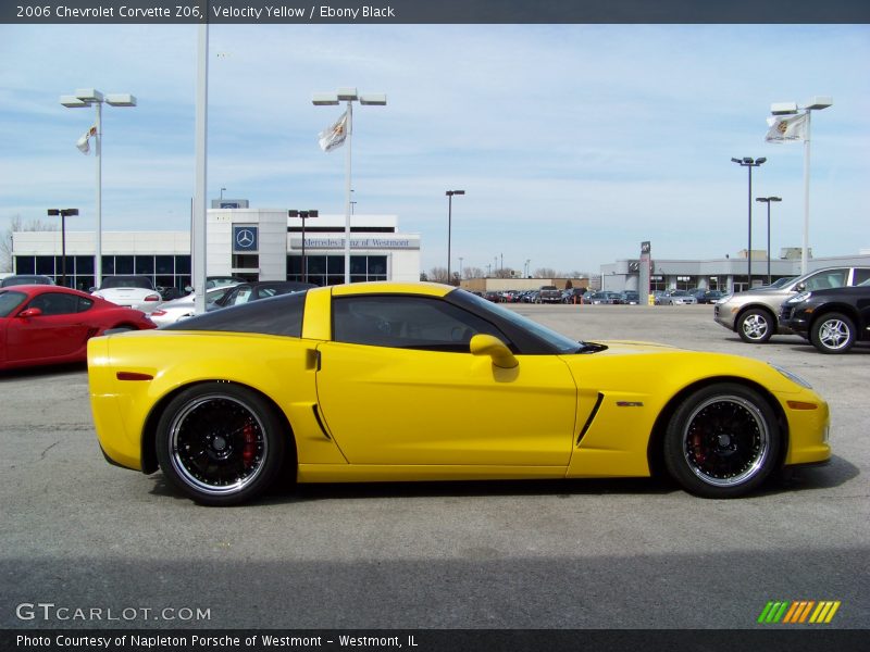 Velocity Yellow / Ebony Black 2006 Chevrolet Corvette Z06