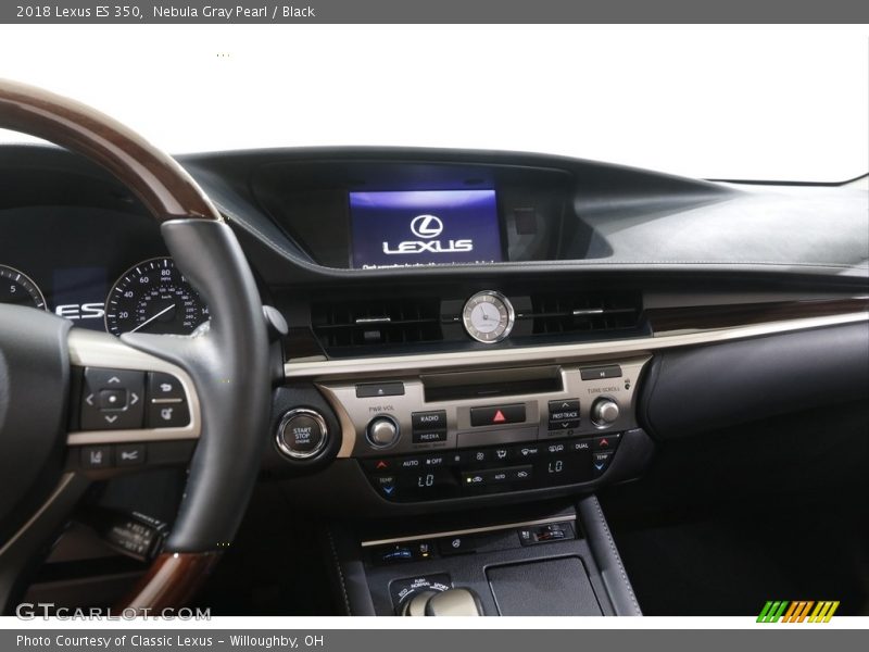 Nebula Gray Pearl / Black 2018 Lexus ES 350