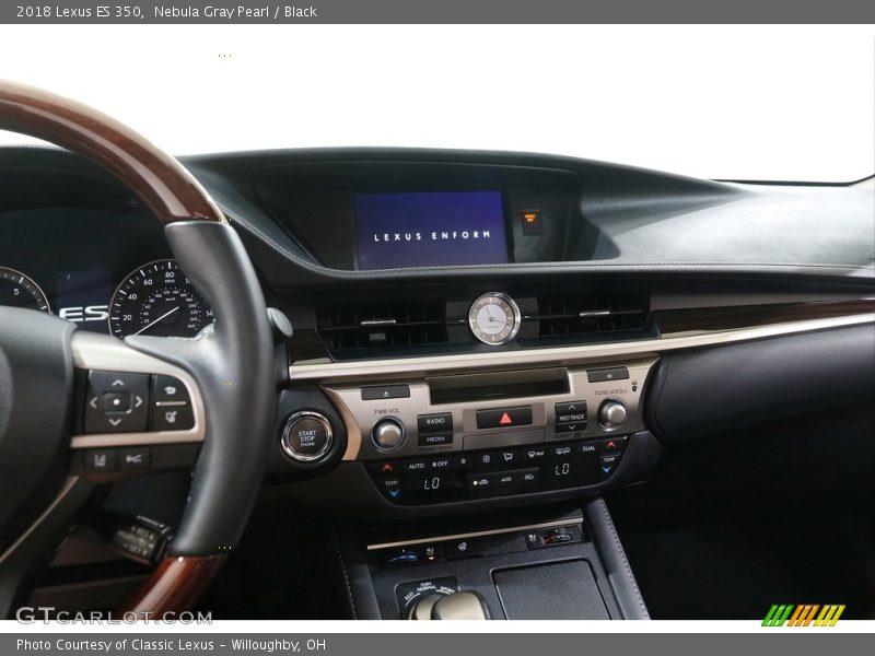 Nebula Gray Pearl / Black 2018 Lexus ES 350