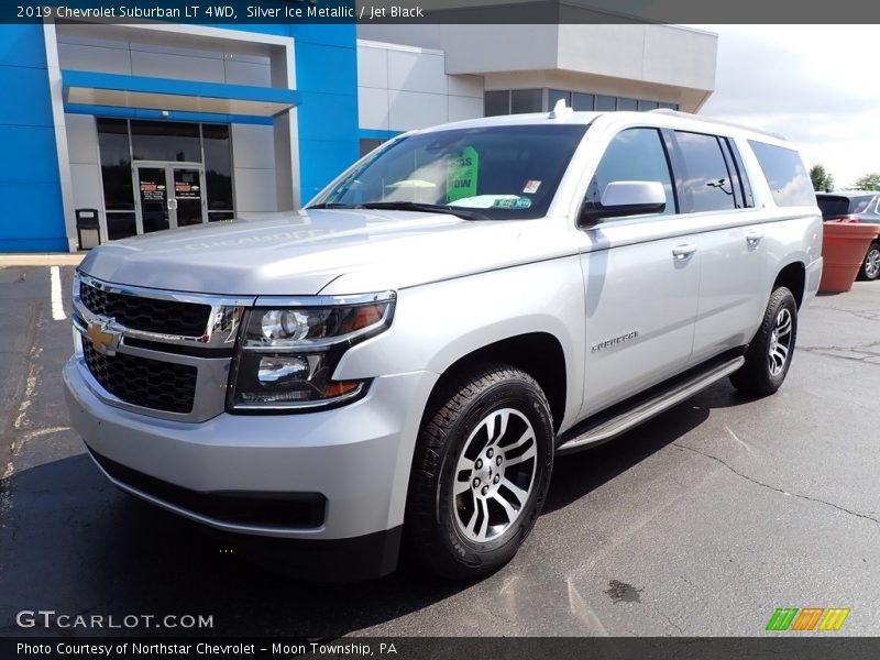 Silver Ice Metallic / Jet Black 2019 Chevrolet Suburban LT 4WD