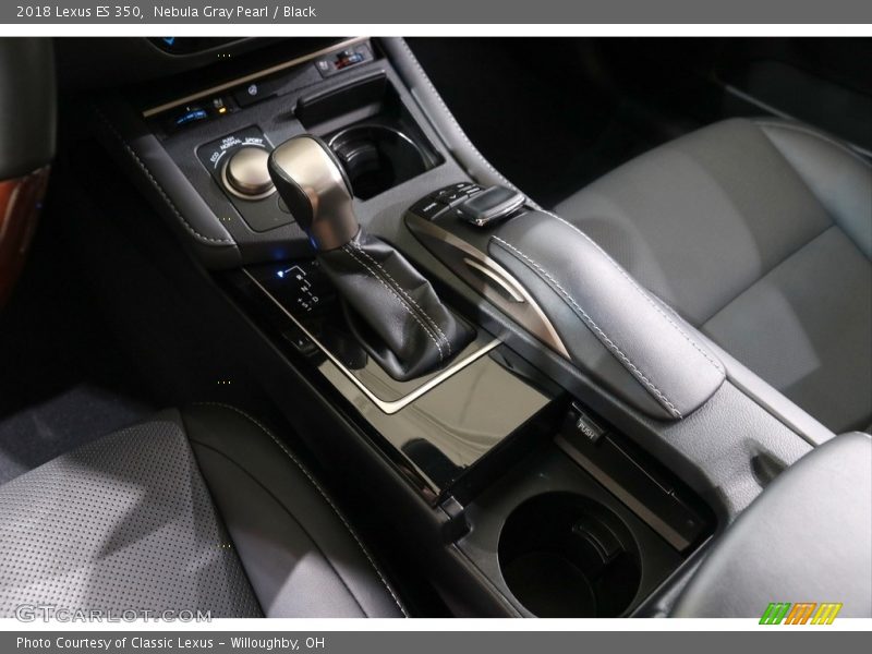 Nebula Gray Pearl / Black 2018 Lexus ES 350