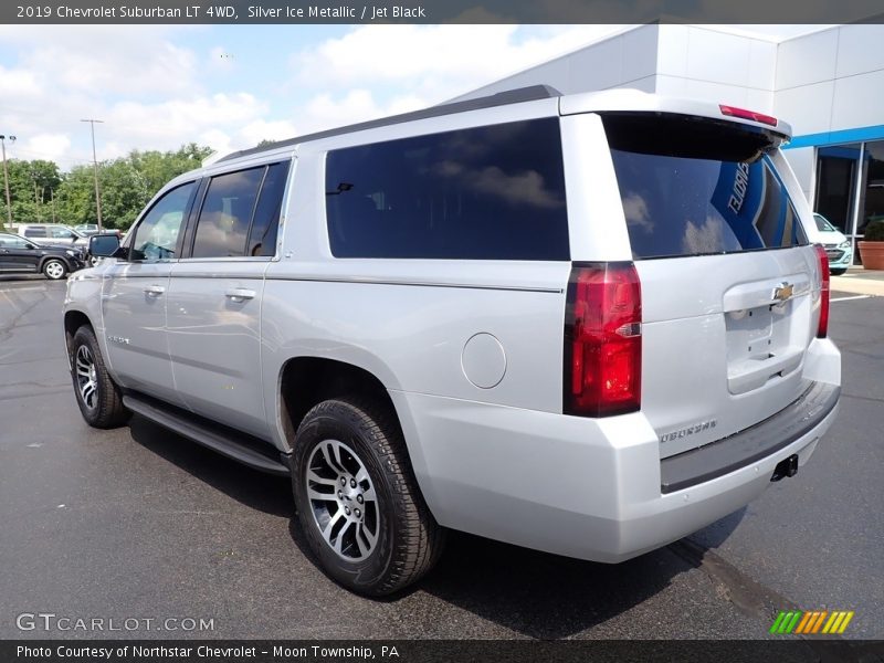 Silver Ice Metallic / Jet Black 2019 Chevrolet Suburban LT 4WD