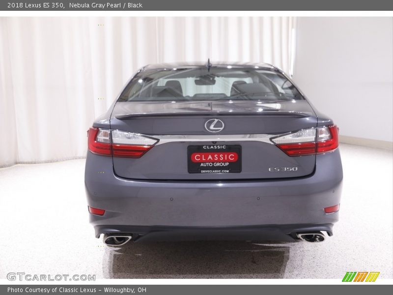 Nebula Gray Pearl / Black 2018 Lexus ES 350