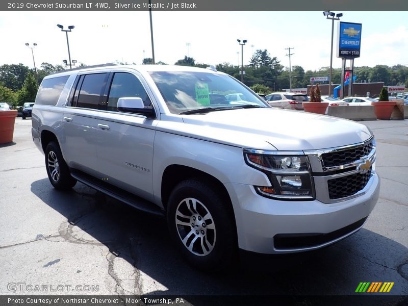 Silver Ice Metallic / Jet Black 2019 Chevrolet Suburban LT 4WD