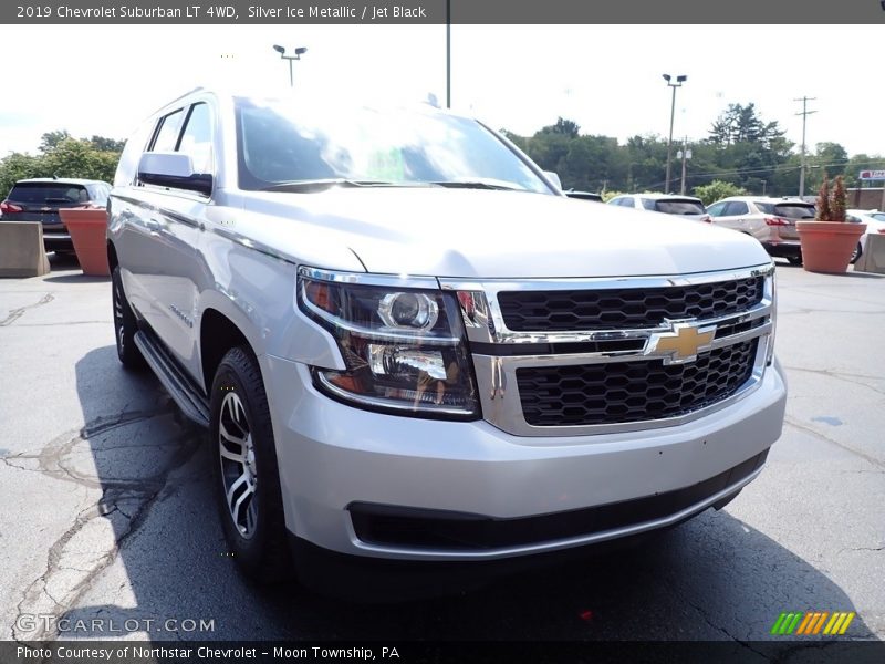 Silver Ice Metallic / Jet Black 2019 Chevrolet Suburban LT 4WD