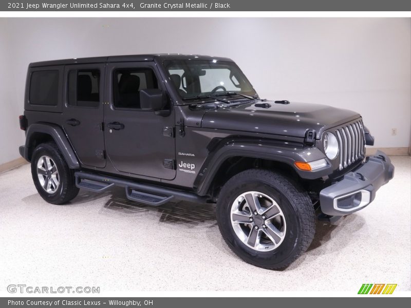 Granite Crystal Metallic / Black 2021 Jeep Wrangler Unlimited Sahara 4x4