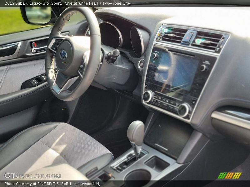 Crystal White Pearl / Two-Tone Gray 2019 Subaru Legacy 2.5i Sport