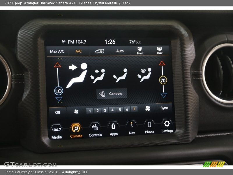 Granite Crystal Metallic / Black 2021 Jeep Wrangler Unlimited Sahara 4x4