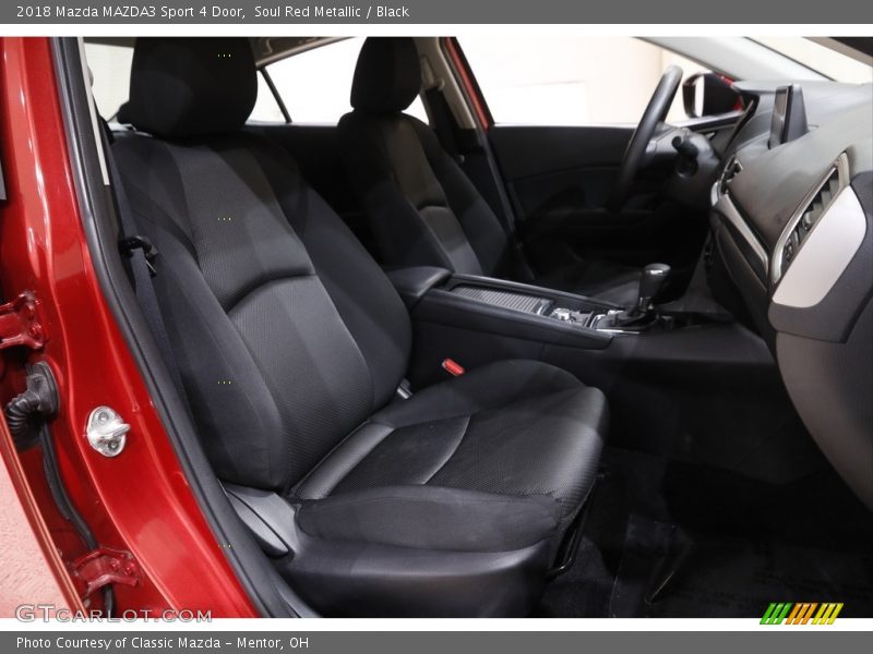 Soul Red Metallic / Black 2018 Mazda MAZDA3 Sport 4 Door