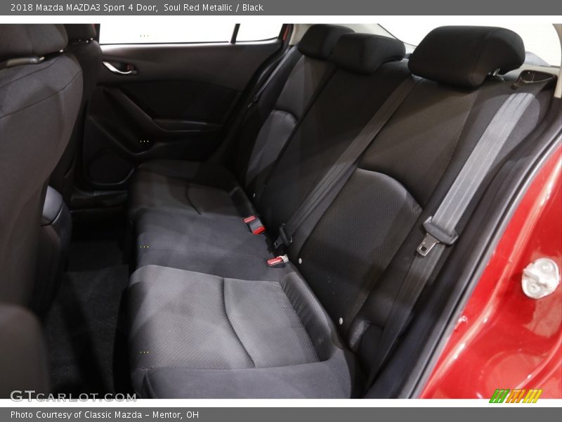 Soul Red Metallic / Black 2018 Mazda MAZDA3 Sport 4 Door