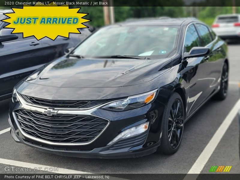 Mosaic Black Metallic / Jet Black 2020 Chevrolet Malibu LT