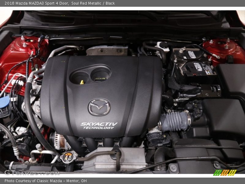 Soul Red Metallic / Black 2018 Mazda MAZDA3 Sport 4 Door