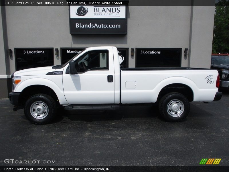 Oxford White / Steel 2012 Ford F250 Super Duty XL Regular Cab 4x4