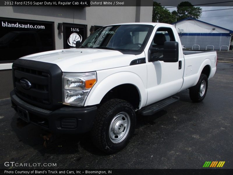 Oxford White / Steel 2012 Ford F250 Super Duty XL Regular Cab 4x4