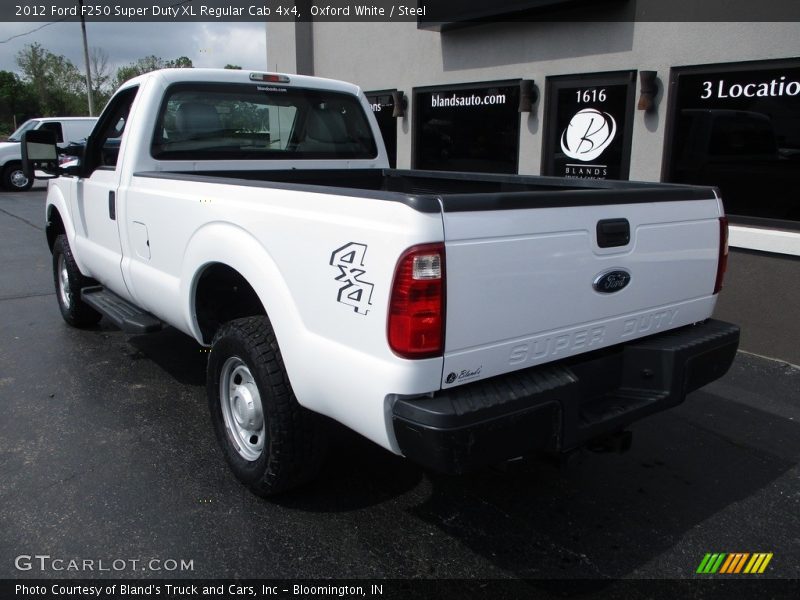 Oxford White / Steel 2012 Ford F250 Super Duty XL Regular Cab 4x4