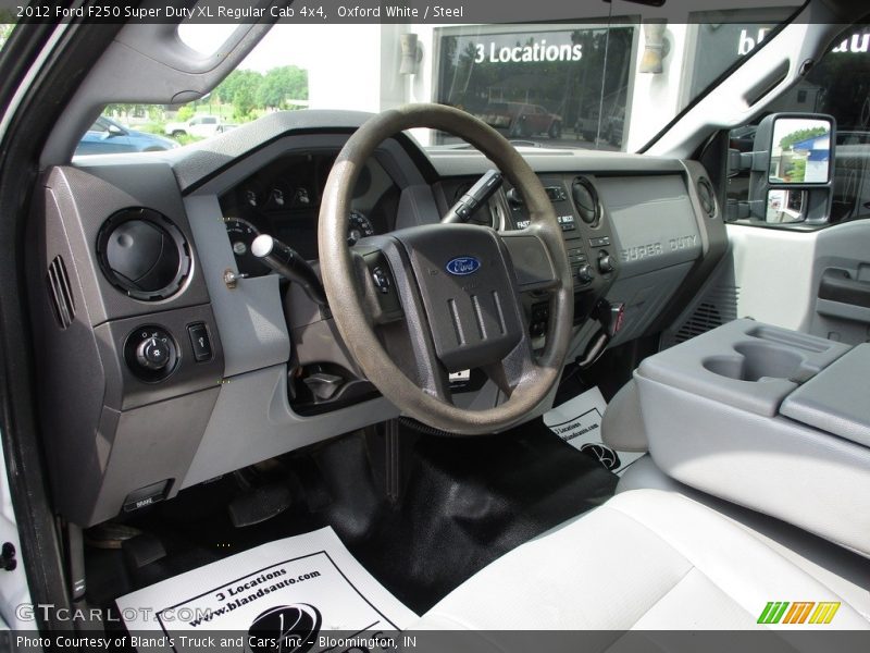 Oxford White / Steel 2012 Ford F250 Super Duty XL Regular Cab 4x4