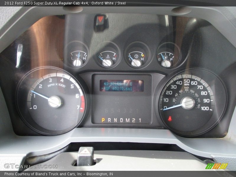 Oxford White / Steel 2012 Ford F250 Super Duty XL Regular Cab 4x4