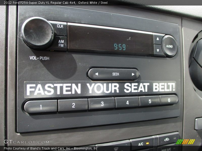 Oxford White / Steel 2012 Ford F250 Super Duty XL Regular Cab 4x4