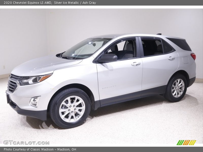 Silver Ice Metallic / Ash Gray 2020 Chevrolet Equinox LS AWD