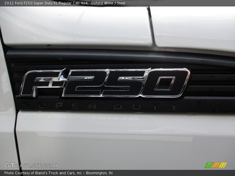 Oxford White / Steel 2012 Ford F250 Super Duty XL Regular Cab 4x4