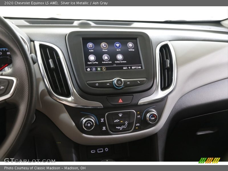 Silver Ice Metallic / Ash Gray 2020 Chevrolet Equinox LS AWD
