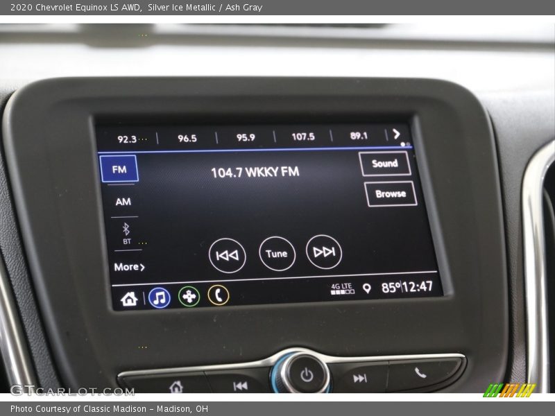 Silver Ice Metallic / Ash Gray 2020 Chevrolet Equinox LS AWD