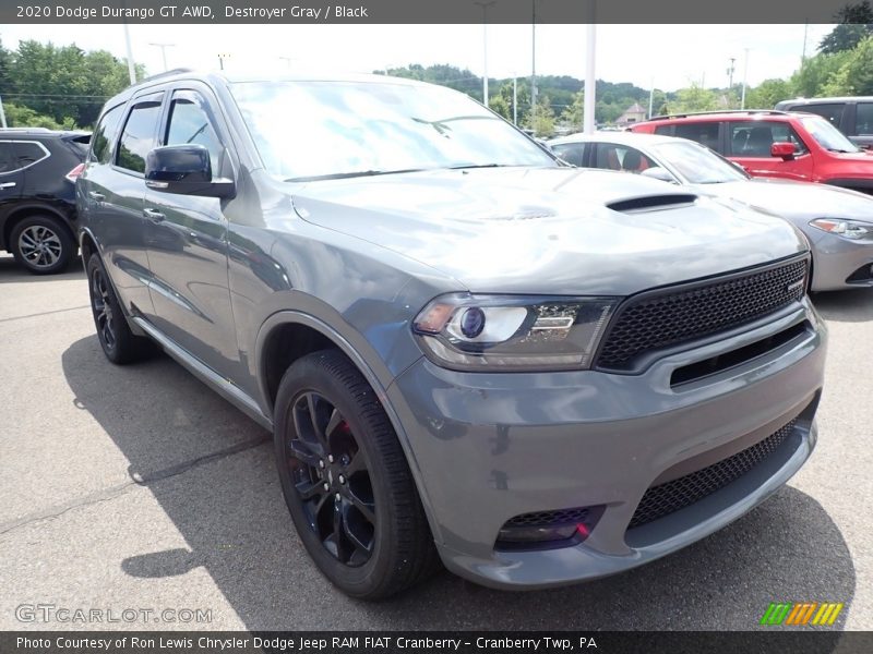 Destroyer Gray / Black 2020 Dodge Durango GT AWD