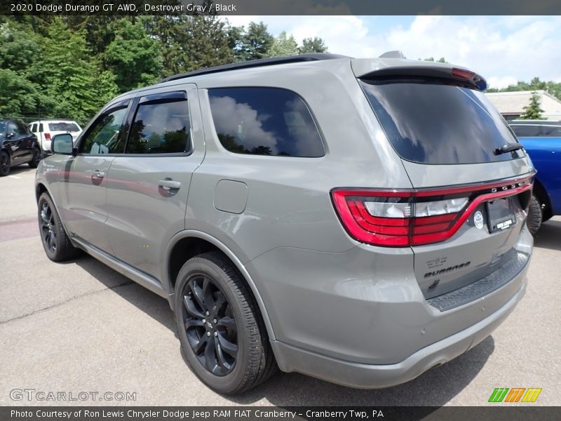 Destroyer Gray / Black 2020 Dodge Durango GT AWD