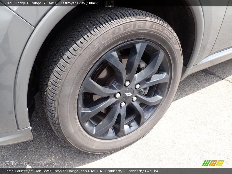 Destroyer Gray / Black 2020 Dodge Durango GT AWD