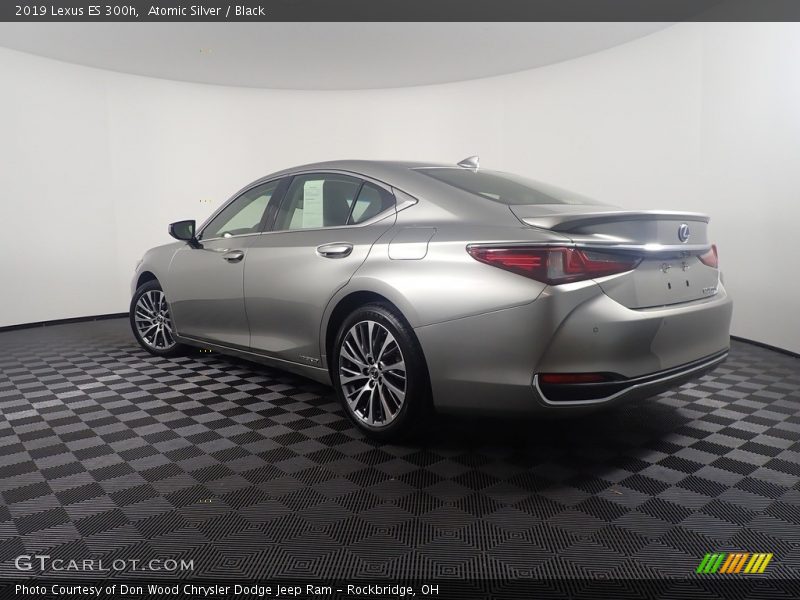 Atomic Silver / Black 2019 Lexus ES 300h